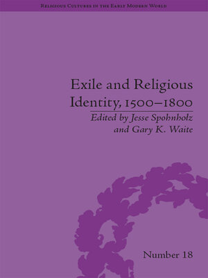 cover image of Exile and Religious Identity, 1500–1800